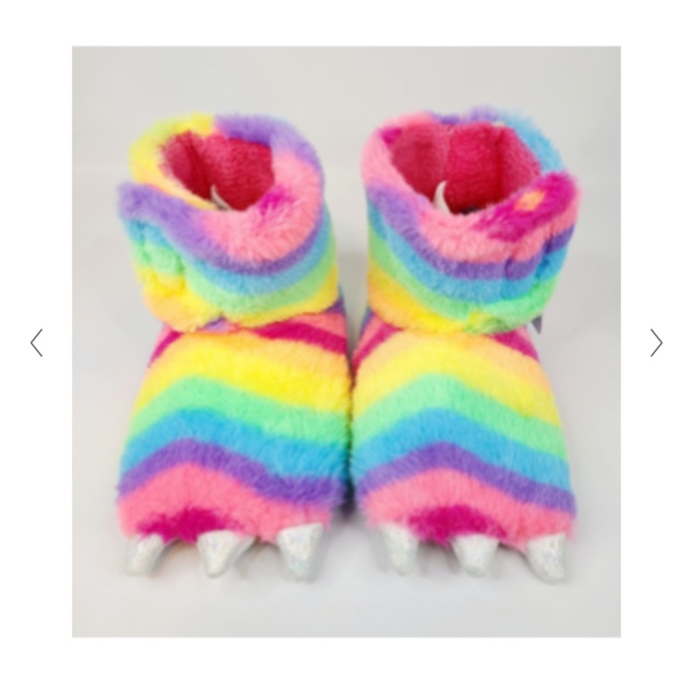 2 for $15 Rainbow Youth Monster Claw Slippers